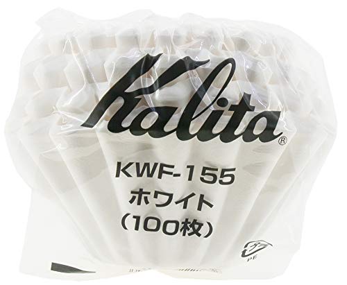 Kalita Wave 155 - Filtros (100 unidades), color blanco