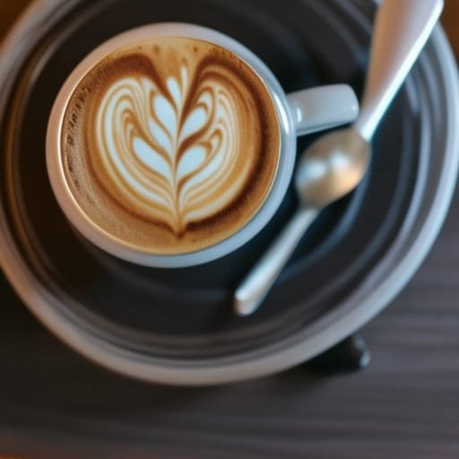 El latte art no puede faltar después de las catas
